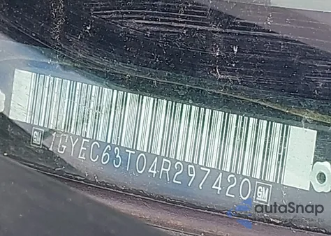 2004 Cadillac Escalade Standard из США, поврежденный, VIN 1GYEC63T04R297420